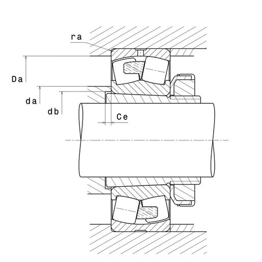 Сферический роликоподшипник SNR 22348EMKW33C3