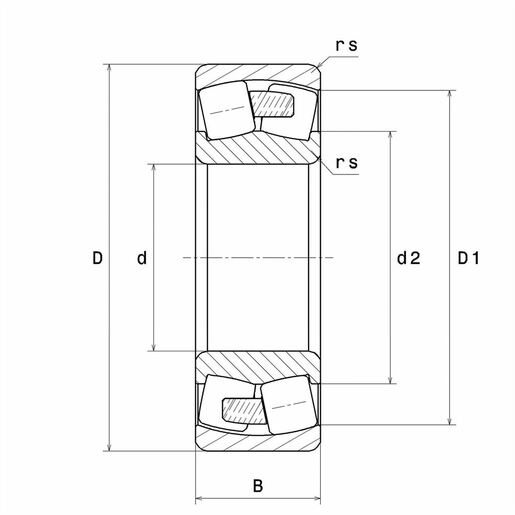 Сферический роликоподшипник SNR 23030EMC3