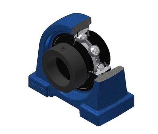 Фланцевый подшипниковый узел SNR EXPA212T20