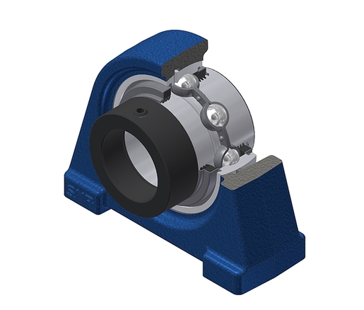 Фланцевый подшипниковый узел SNR EXPAE212L3