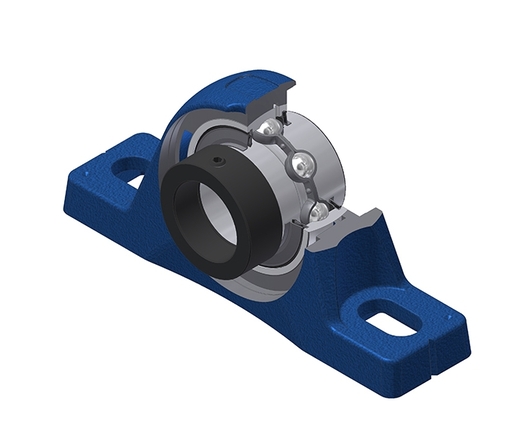 Фланцевый подшипниковый узел SNR EXPLE210NL4