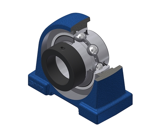 Фланцевый подшипниковый узел SNR EXPA210NL4