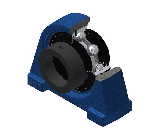 Фланцевый подшипниковый узел SNR EXPAE212T20