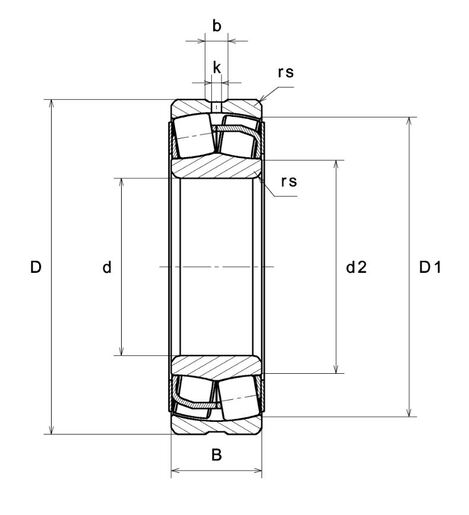 Сферический роликоподшипник SNR F32-22213EAW33ZZC4