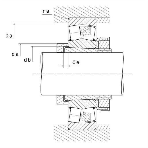 Сферический роликоподшипник SNR 21318VMK
