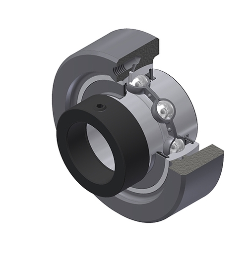 Фланцевый подшипниковый узел SNR EXC320T04