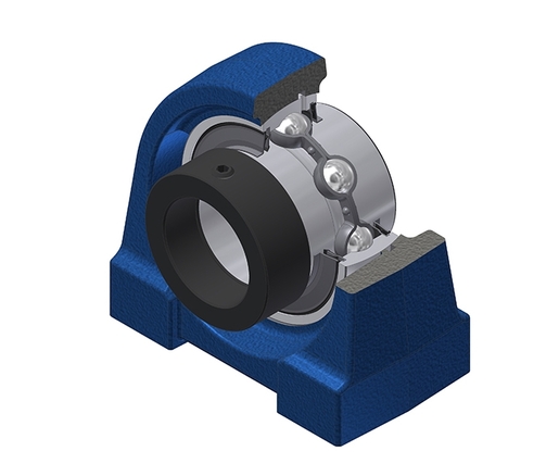 Фланцевый подшипниковый узел SNR EXPG210L4