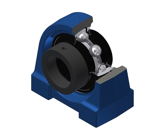 Фланцевый подшипниковый узел SNR EXPG212T20