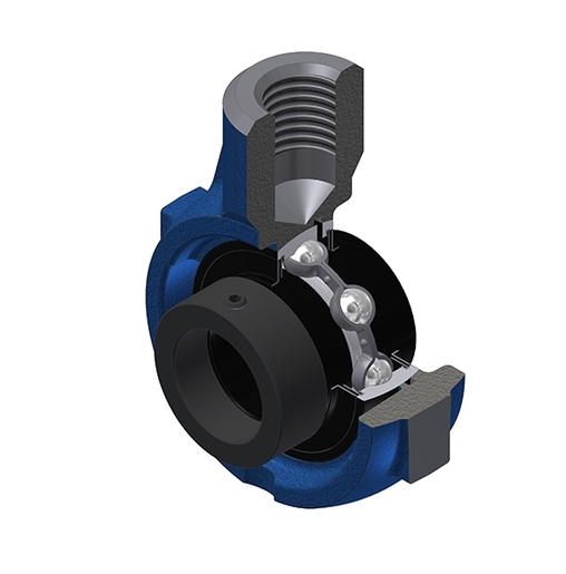 Фланцевый подшипниковый узел SNR EXEHE210T20