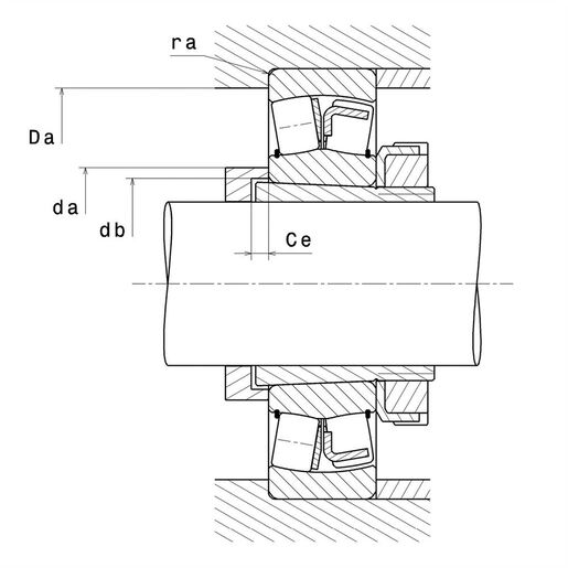 Сферический роликоподшипник SNR 21306VKC3